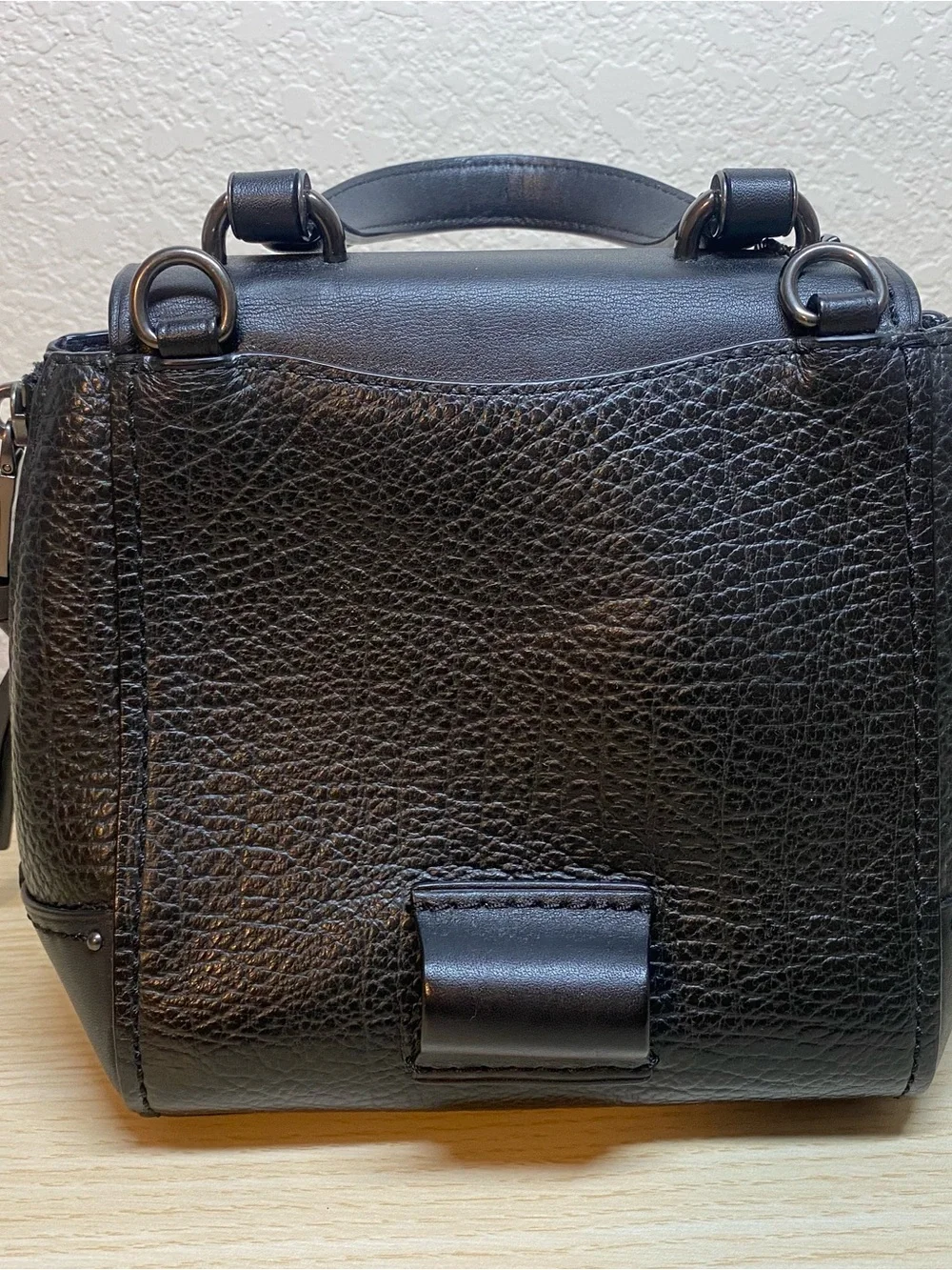 Coach Black Mini Faye Backpack